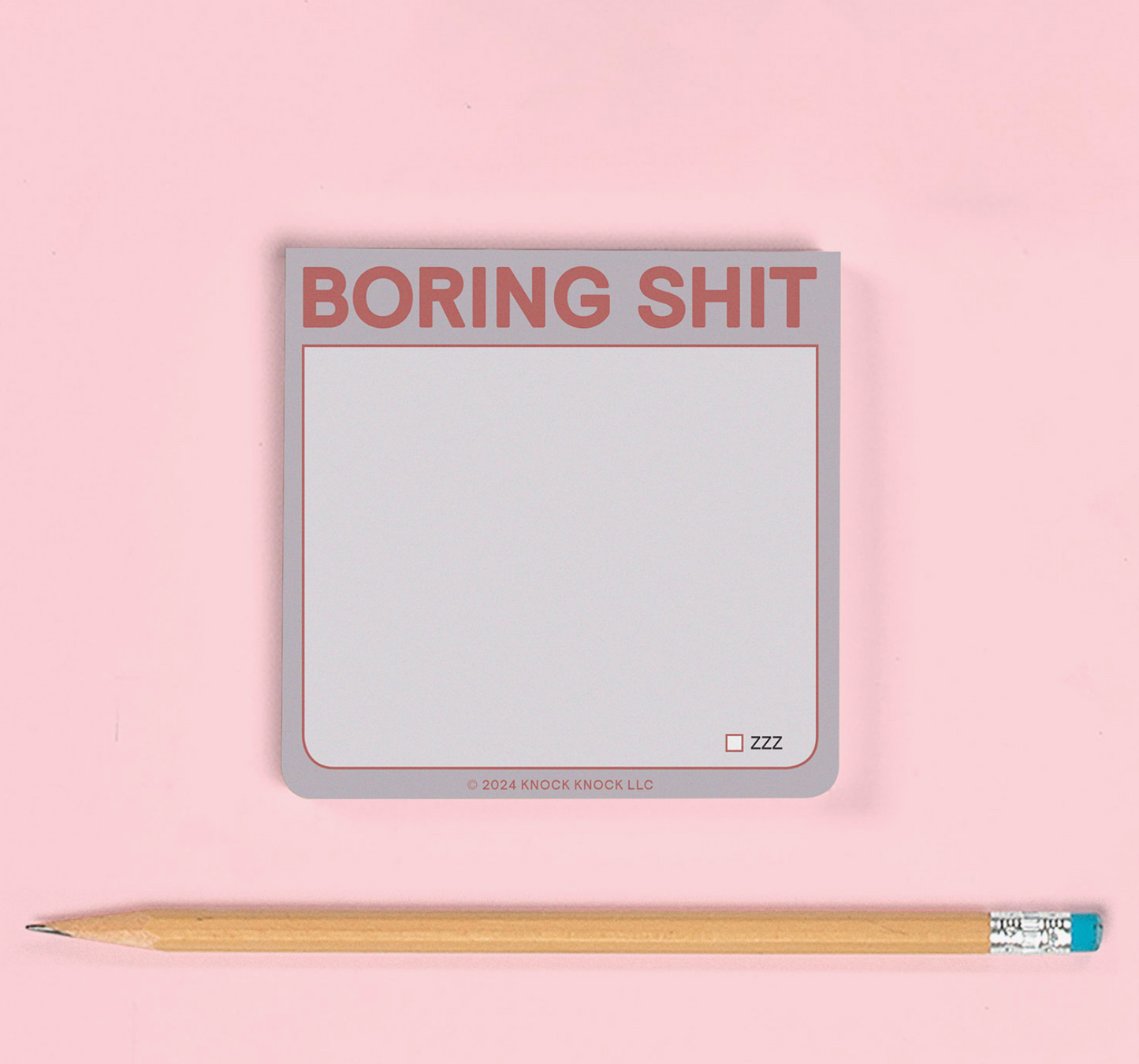 Boring Shit Sticky Notes - 100 sheets – Hilarious Humanitarian