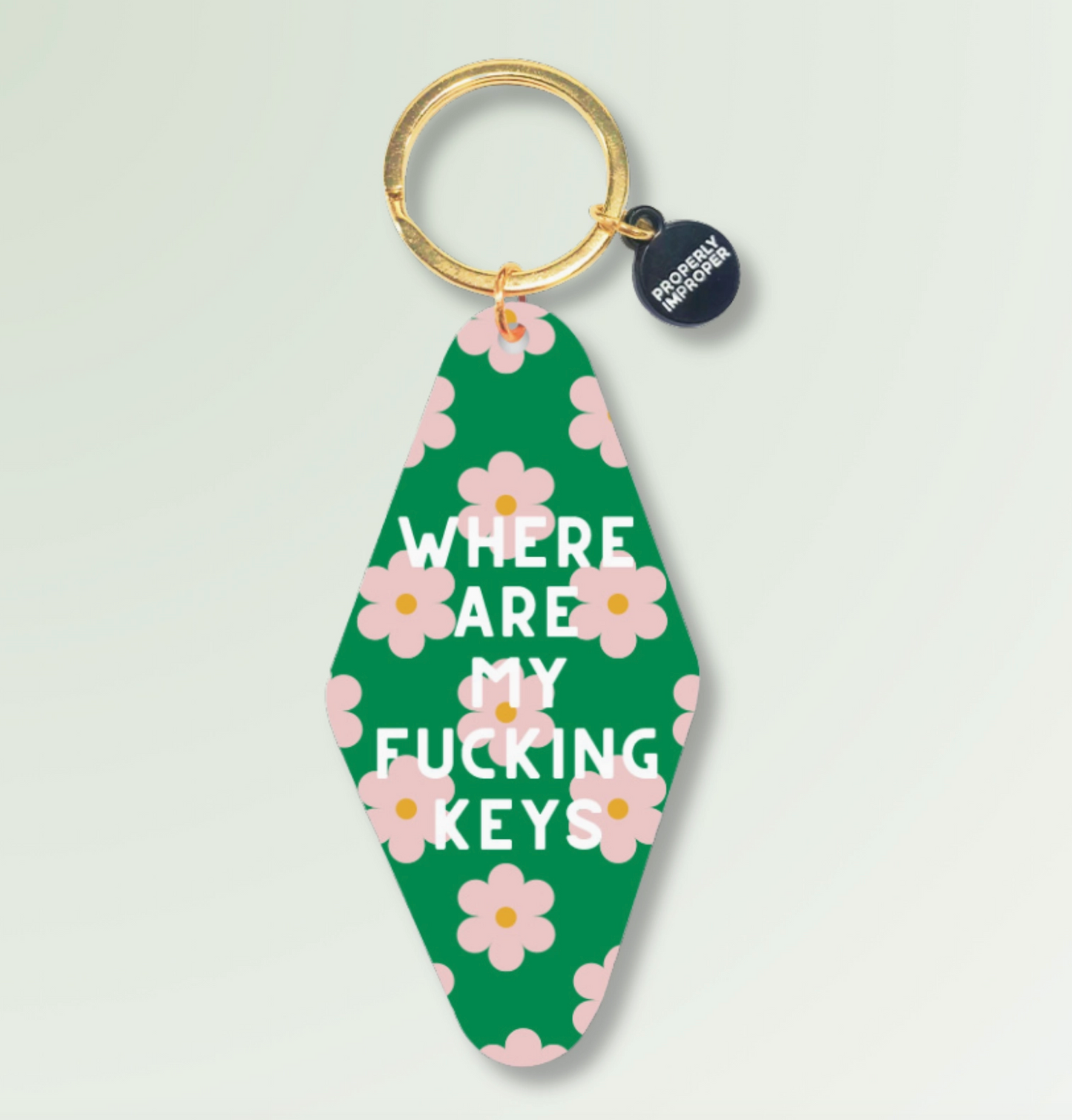 Where Are My Fucking Keys Keychain