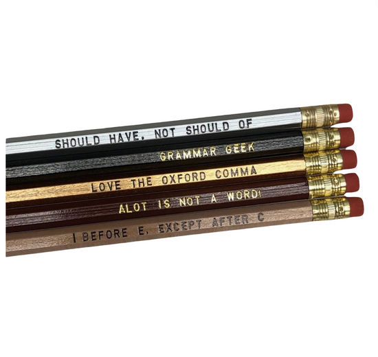 Grammar Version #1 Pencil Set - 5 pencils