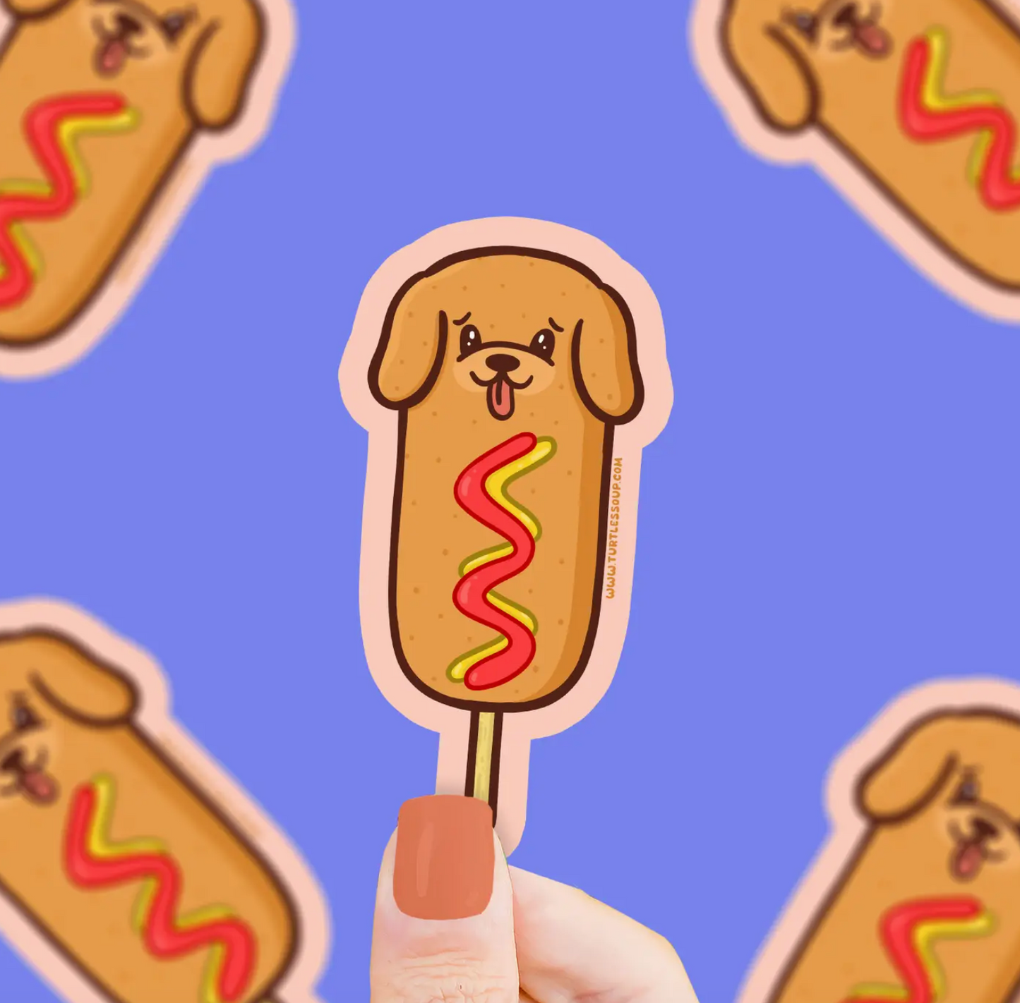 Corndog Cutie Sticker