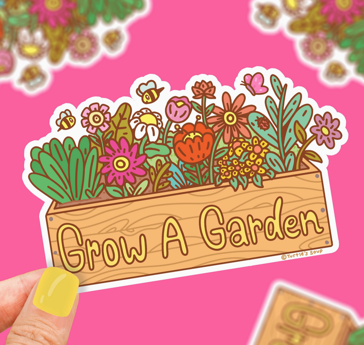 Grow A Garden Sticker (Large) Sticker