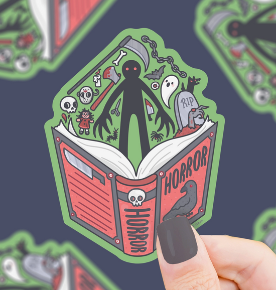 Horror Book Club Sticker