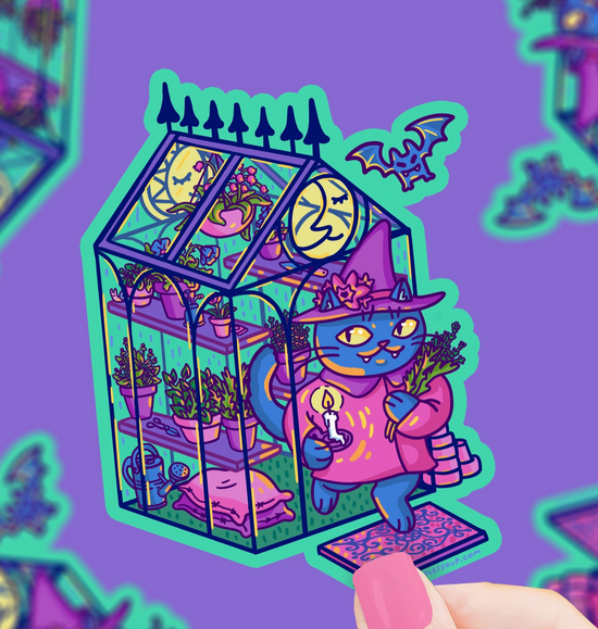 Witchy Greenhouse Sticker