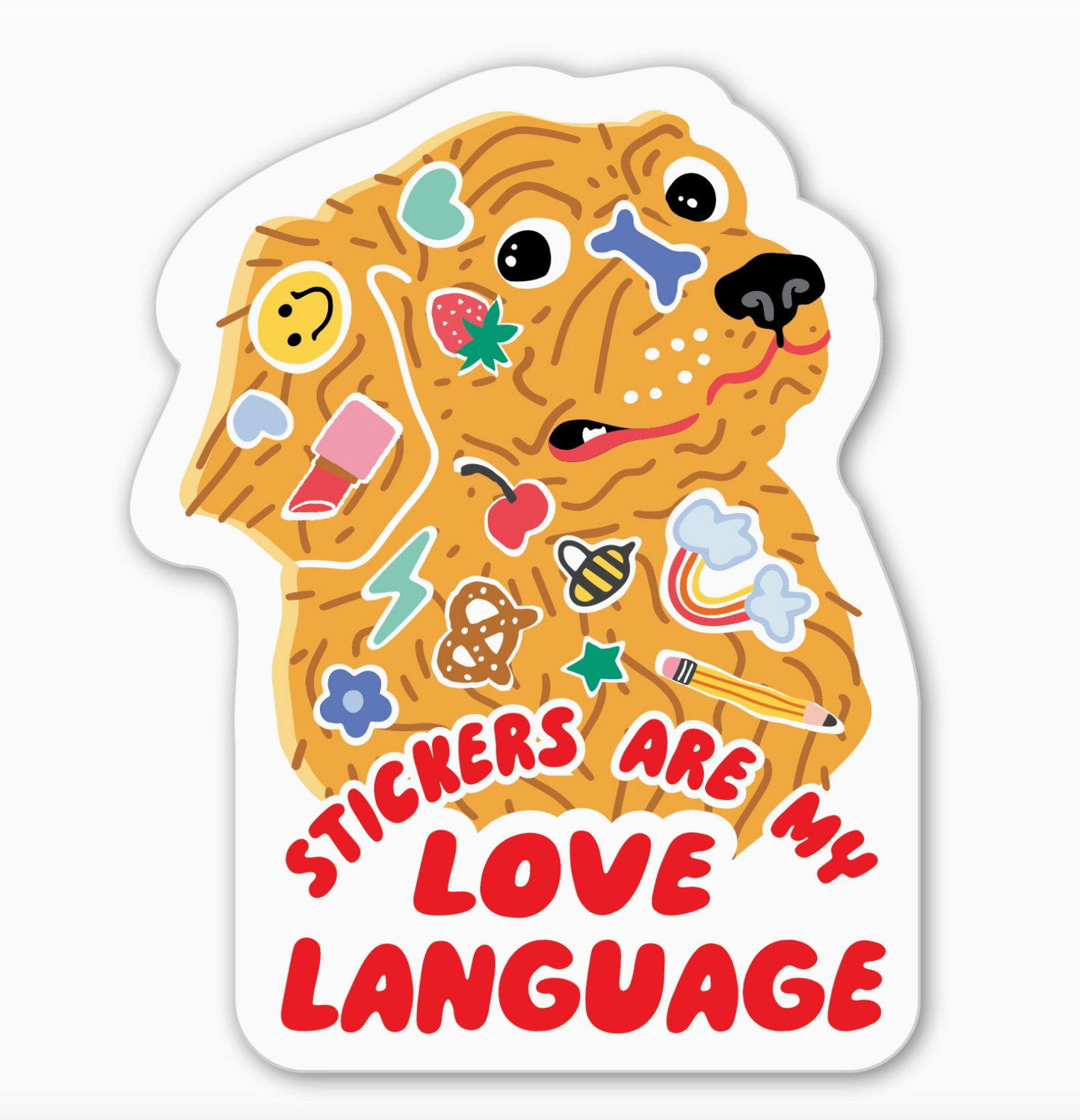 Stickers Are My Love Language Sticker