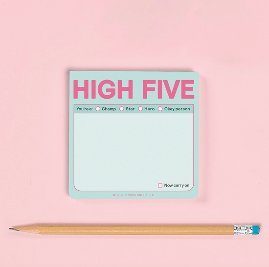 High Five Sticky Notes - 100 sheets