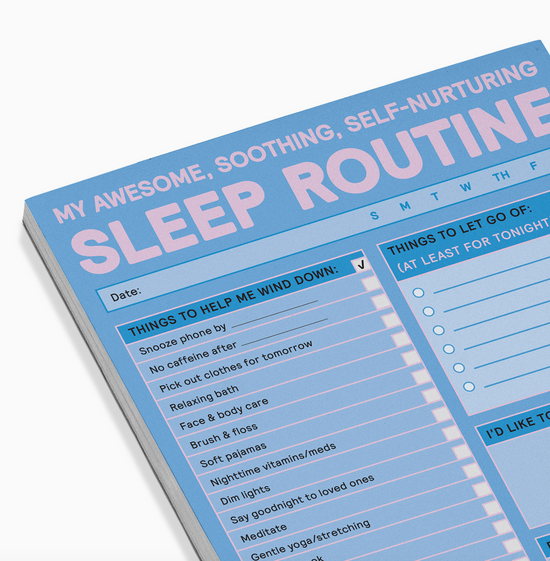 Sleep Routine Notepad - 60 sheets