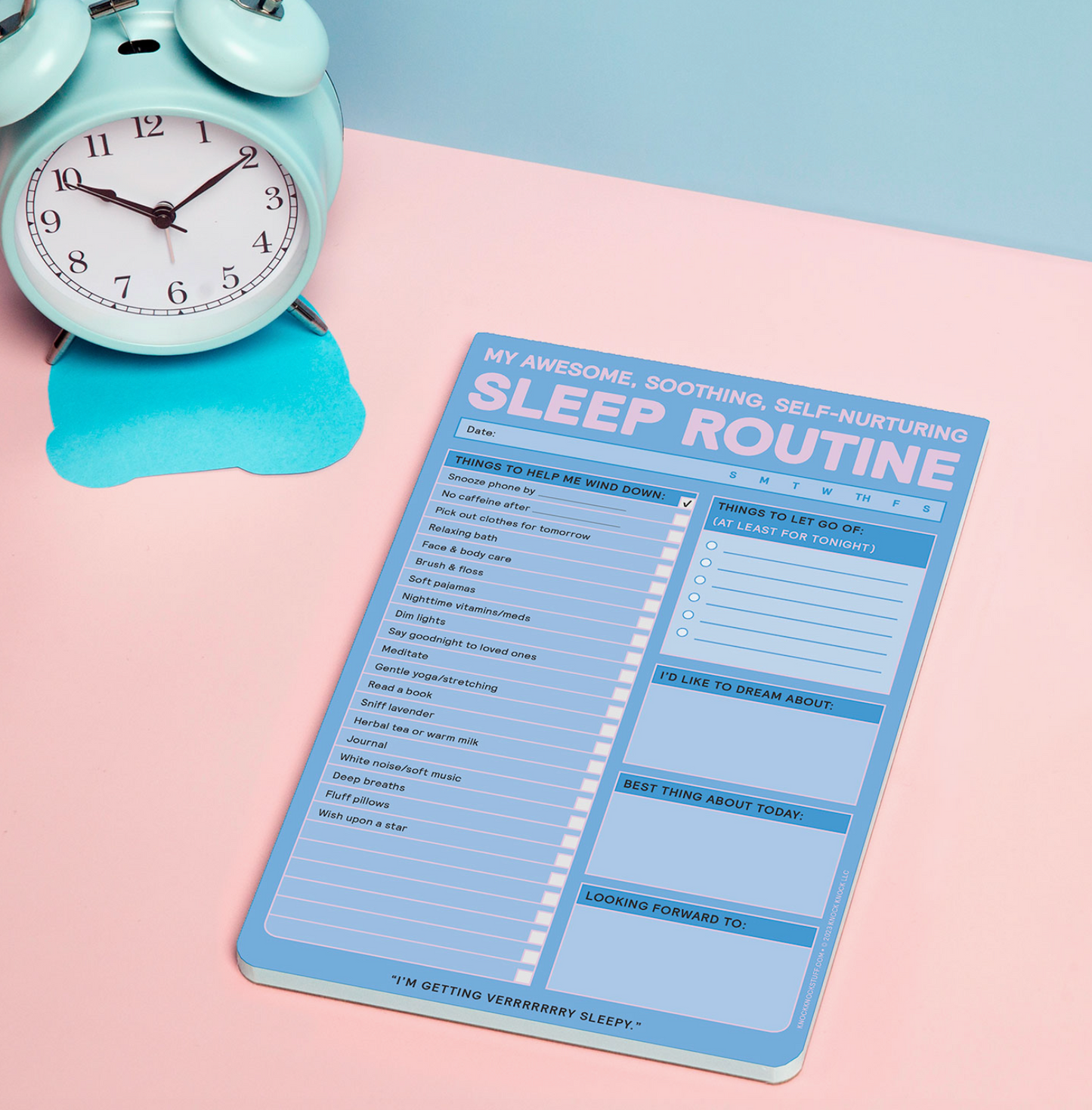 Sleep Routine Notepad - 60 sheets