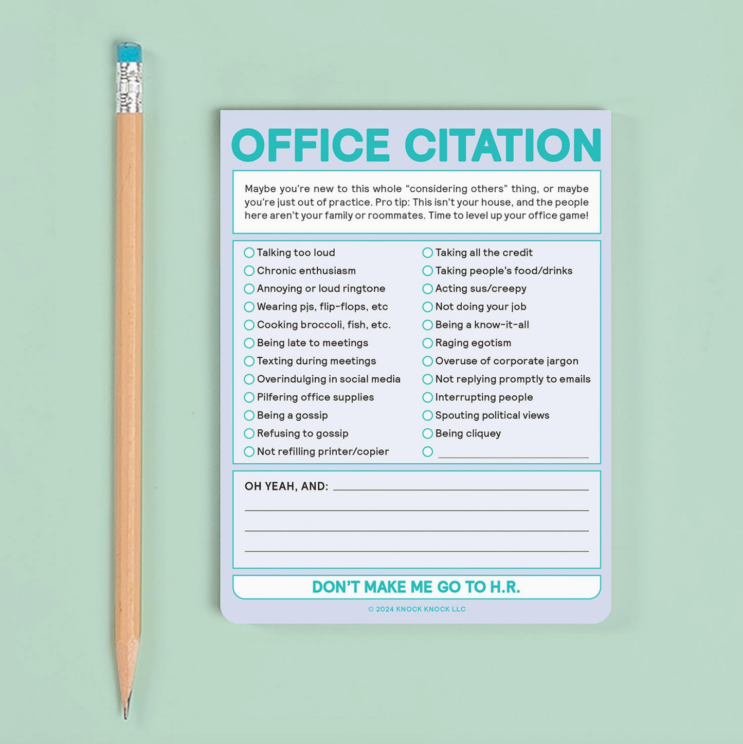 Office Citation Notepad - 50 sheets