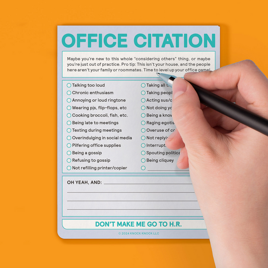 Office Citation Notepad - 50 sheets