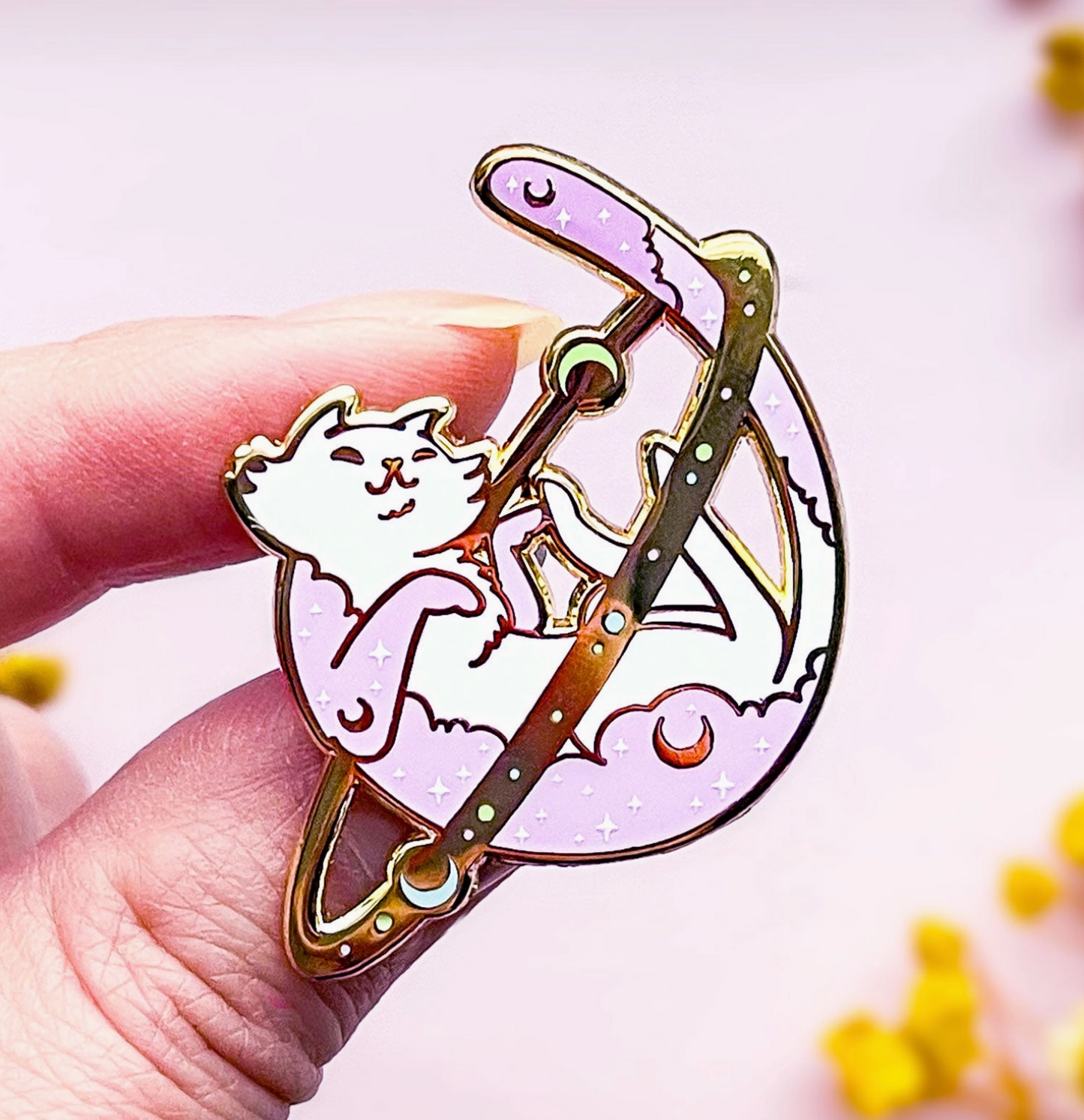 Cosmic Cat Pin