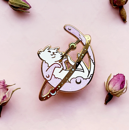 Cosmic Cat Pin