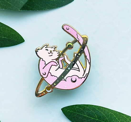 Cosmic Cat Pin