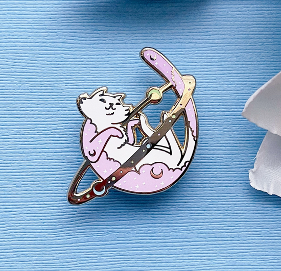 Cosmic Cat Pin