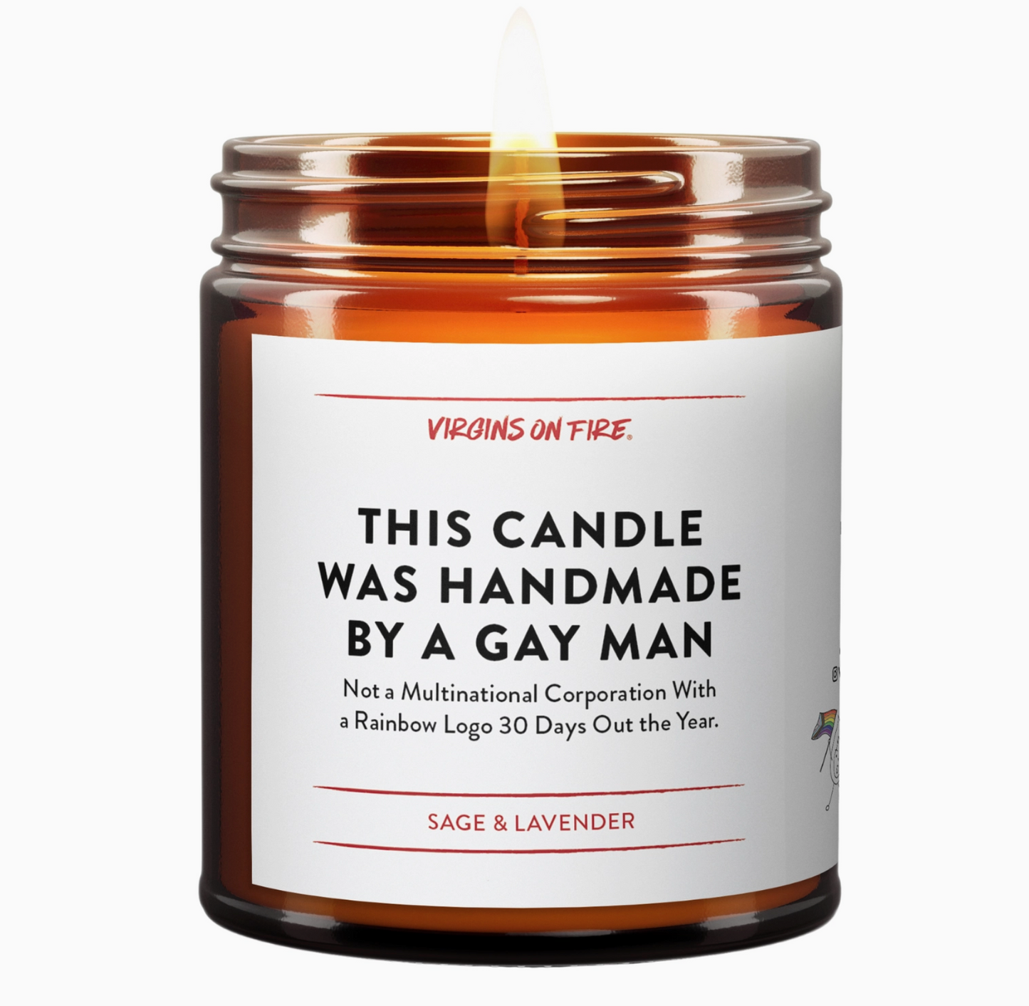 This Candle Was Handmade By A Gay Man Candle