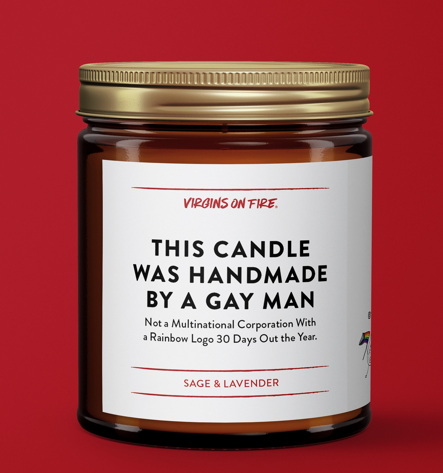 This Candle Was Handmade By A Gay Man Candle