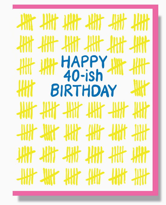 Happy 40-ish Birthday Card