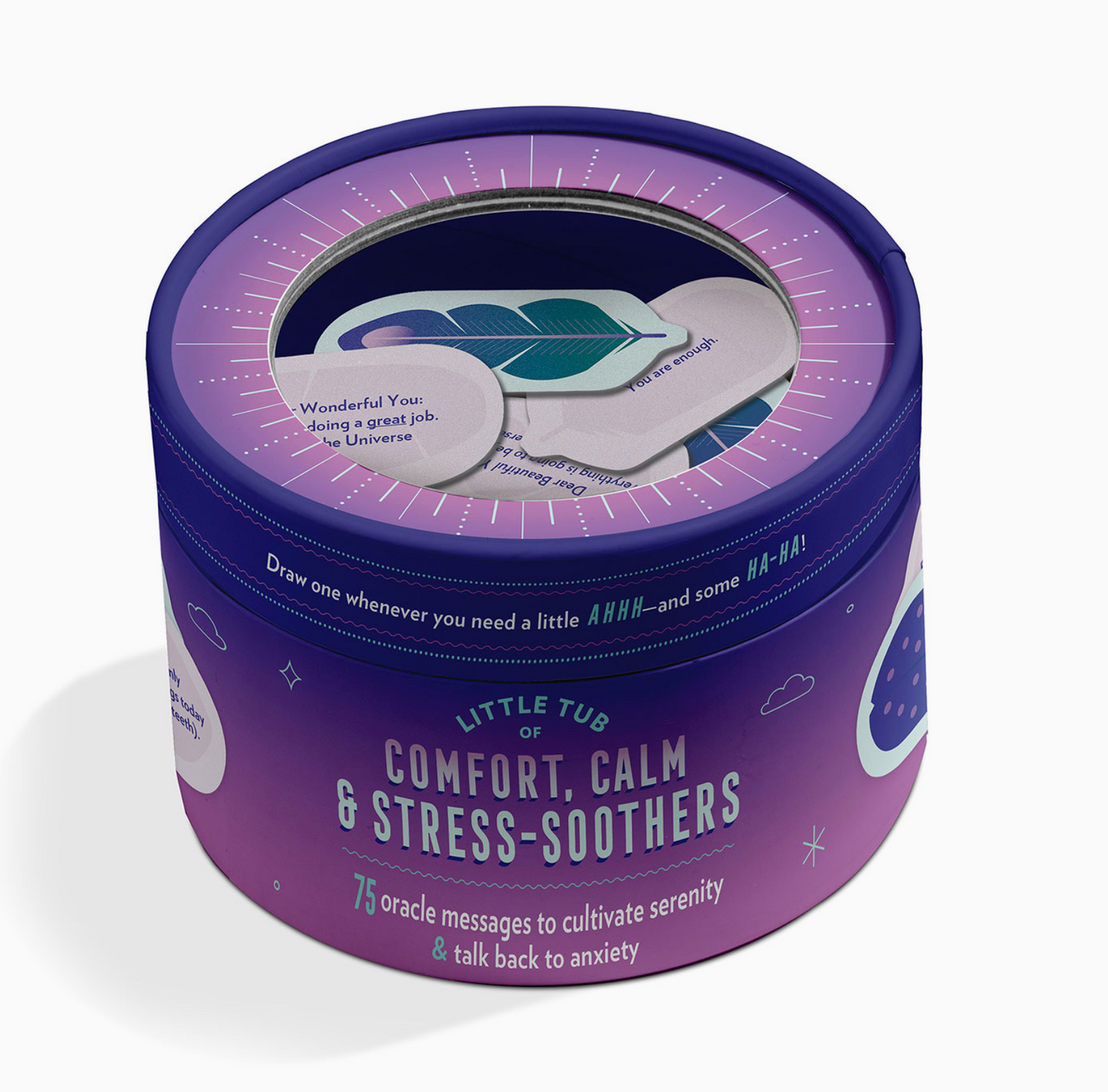 Little Tub Of Comfort, Calm & Stress Soothers - 75 messages included