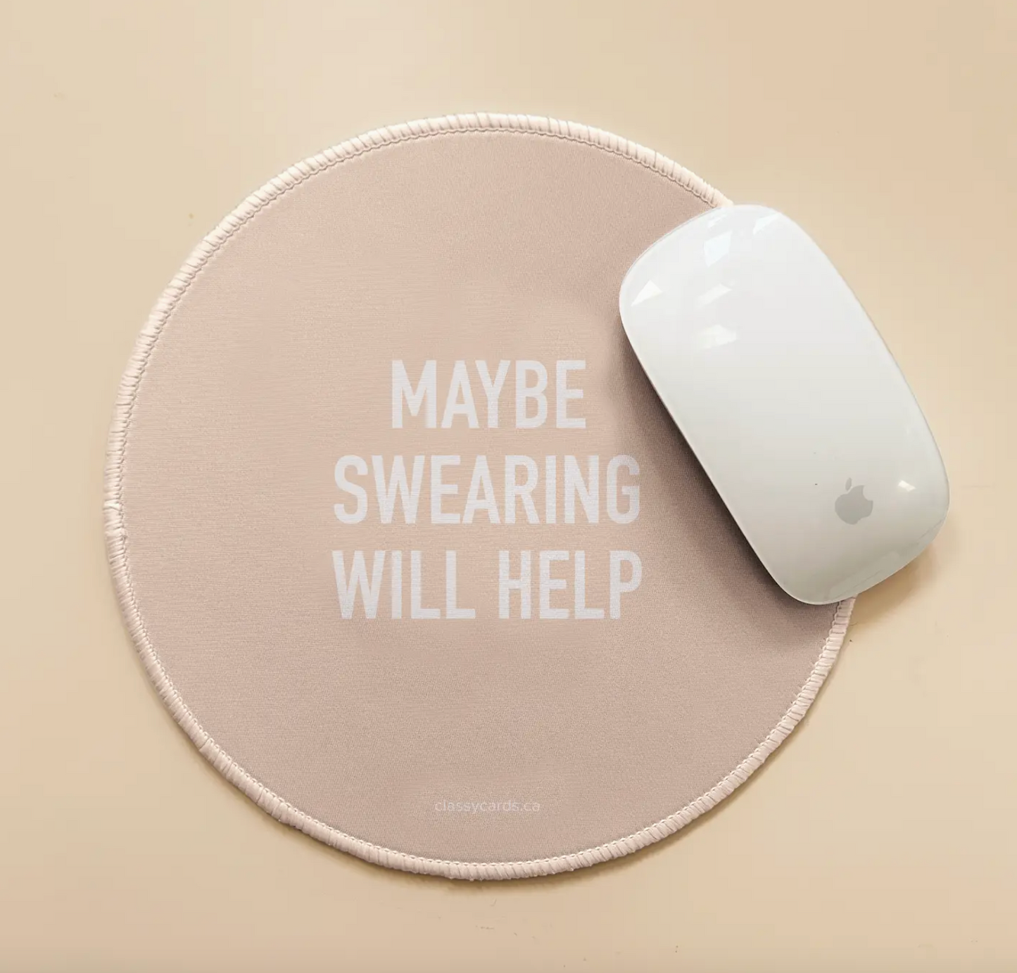 Maybe Swearing Will Help Mousepad