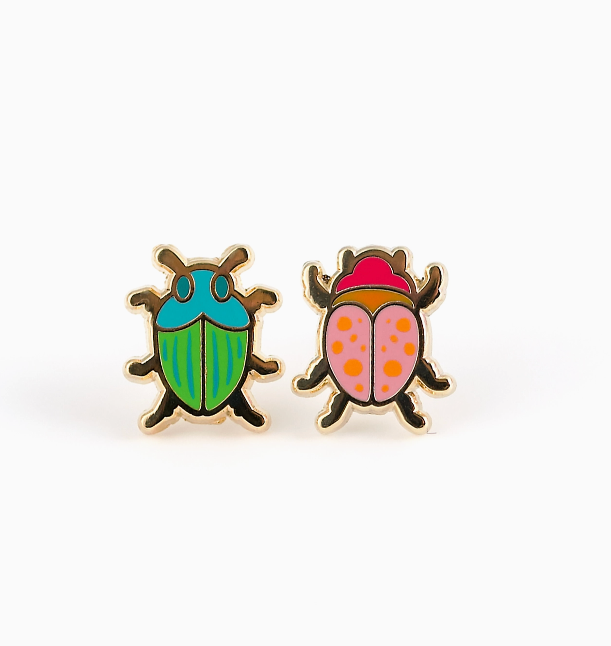 Beetle Earrings