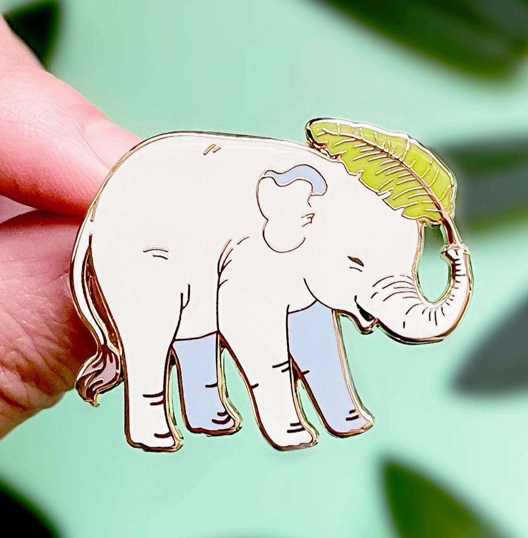 Baby Asian Elephant Pin