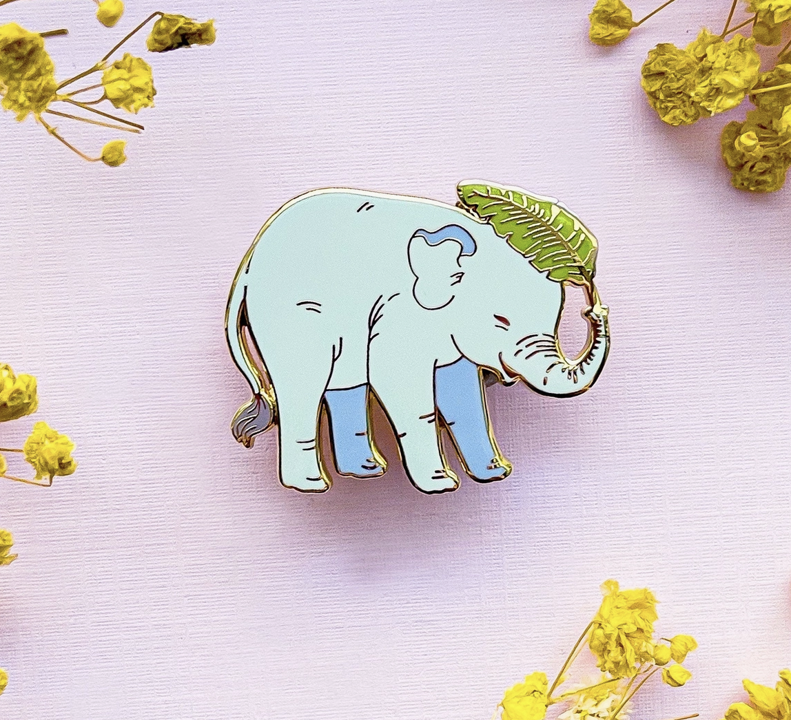 Baby Asian Elephant Pin