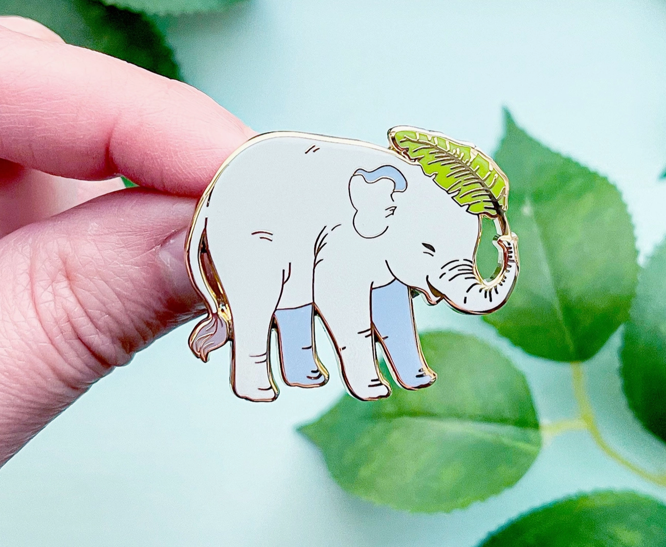 Baby Asian Elephant Pin