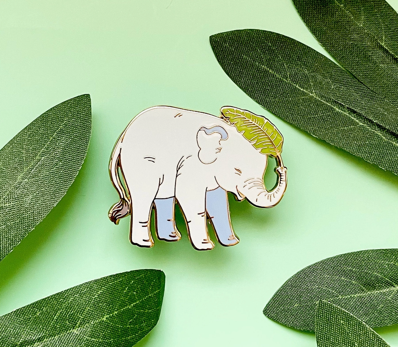 Baby Asian Elephant Pin