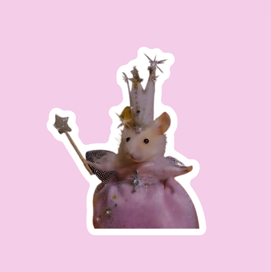 Fairy GodMother Mouse Sticker