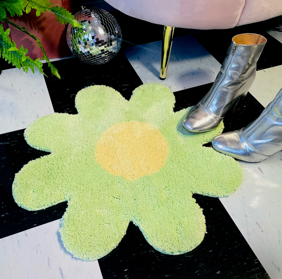 Pistachio Daisy Rug