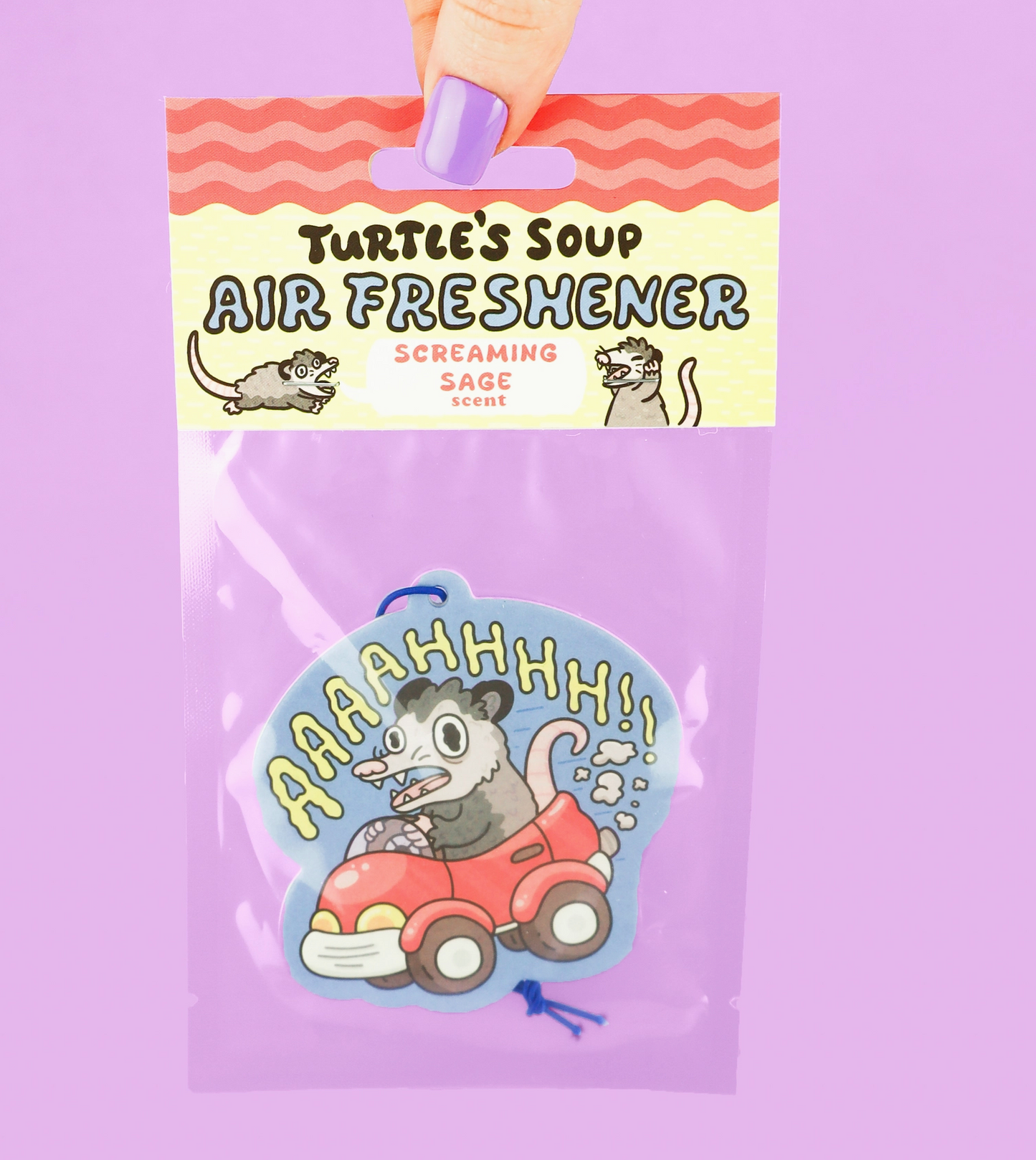 Panic Opossum Air Freshener