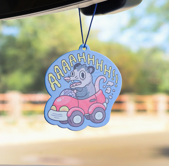 Panic Opossum Air Freshener