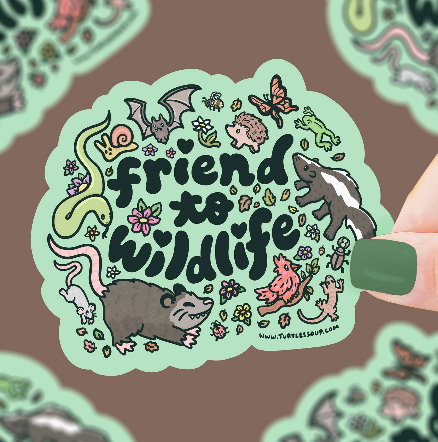 Friend To Wildlife Sticker