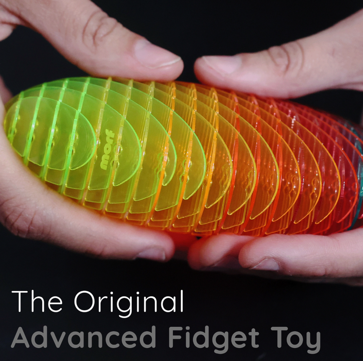 Morf Fidget Advanced Toy Rainbow (Large size 20 x 20 slices)