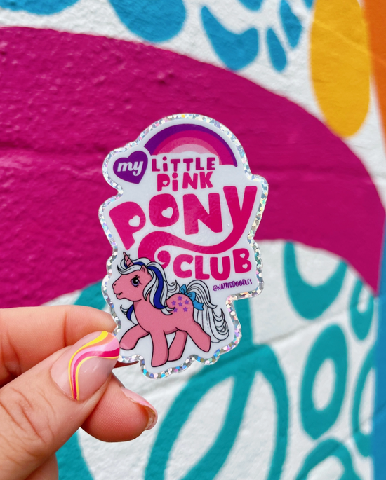 My Little Pink Pony Club Sticker