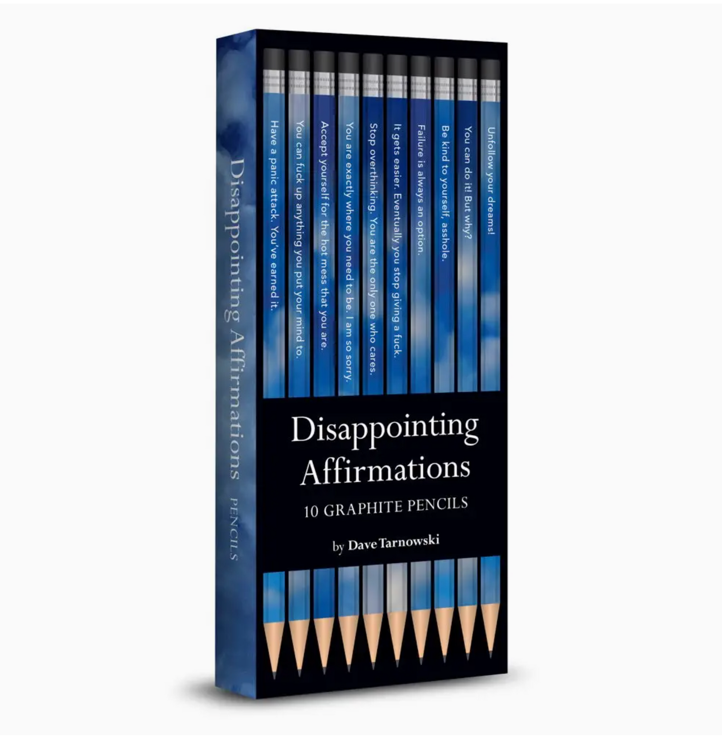 Disappointing Affirmations Pencil Set - 10 pencils