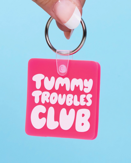 Tummy Troubles Club Keychain