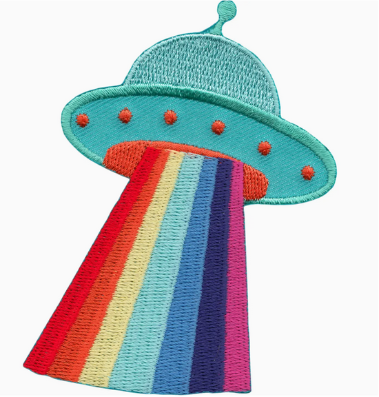 Rainbow UFO Patch