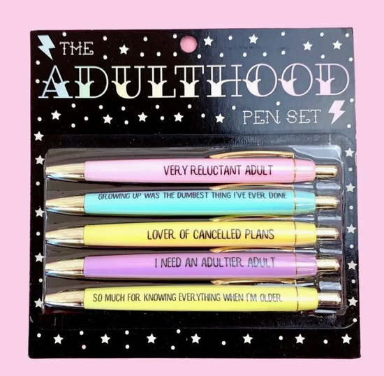 Adulthood Pen Set - 5 Pens