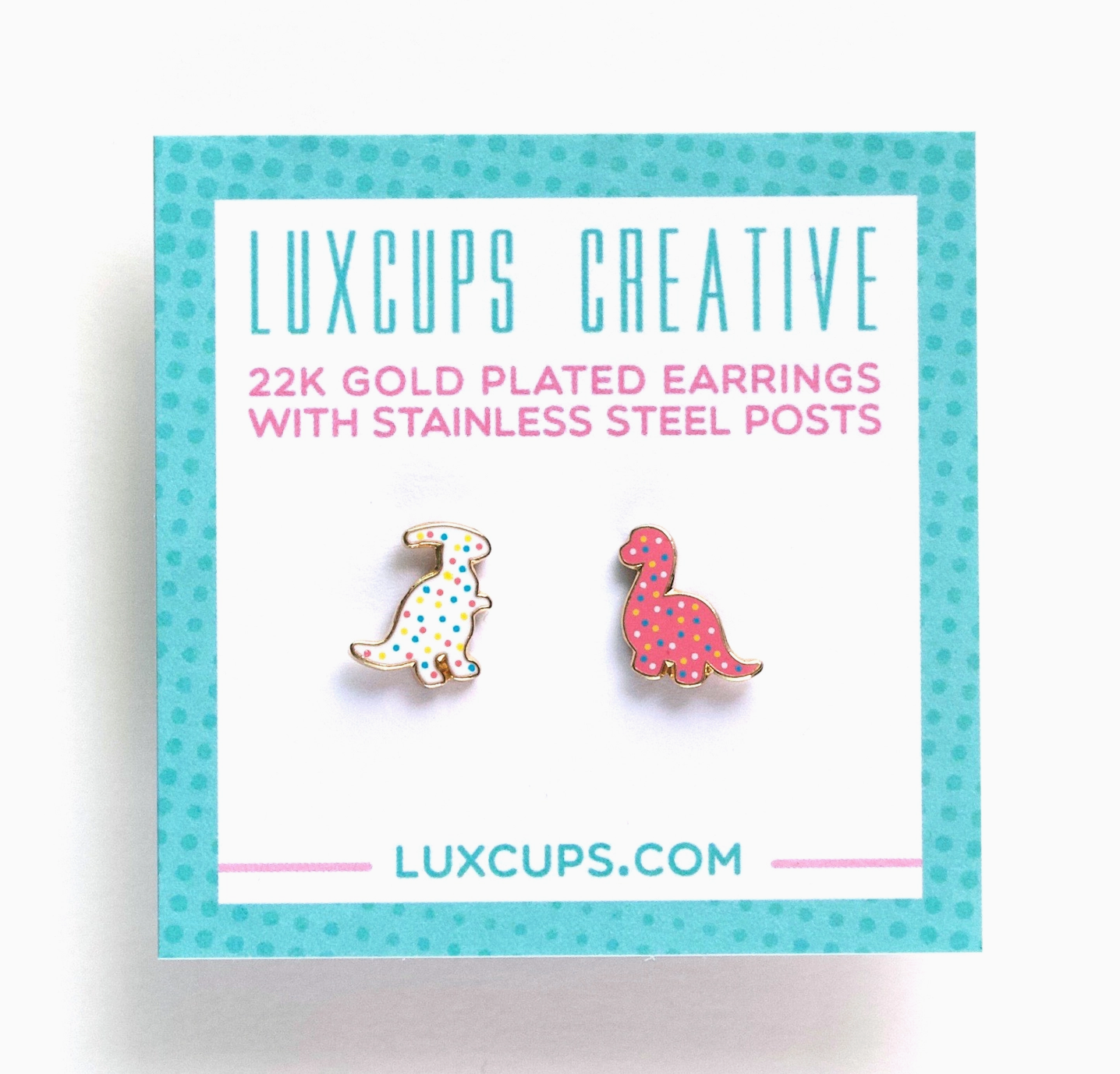 Dino Cookie Earrings (Style 2)