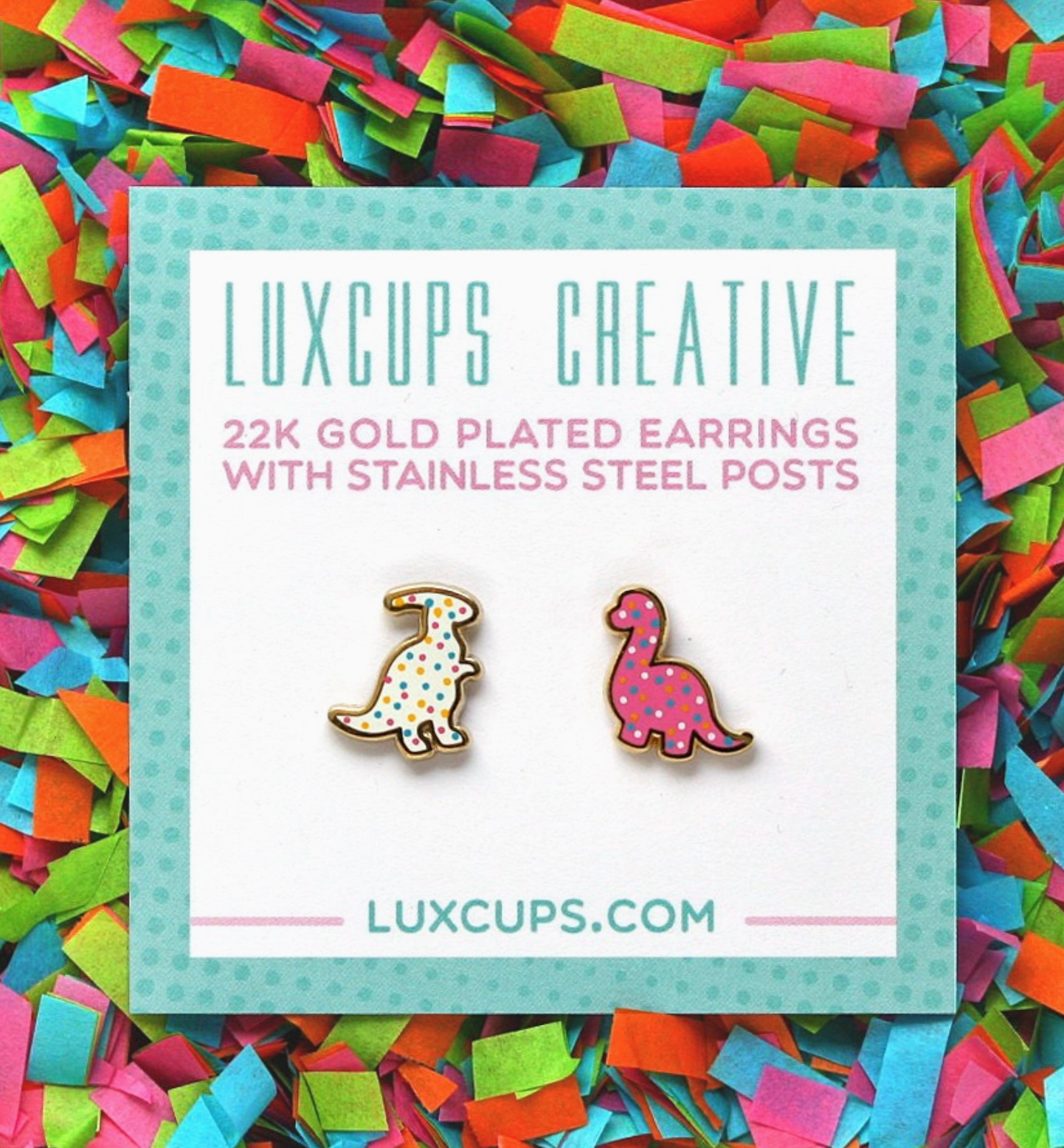 Dino Cookie Earrings (Style 2)