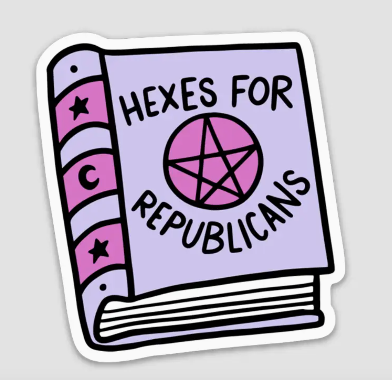 Hexes For Republicans Sticker