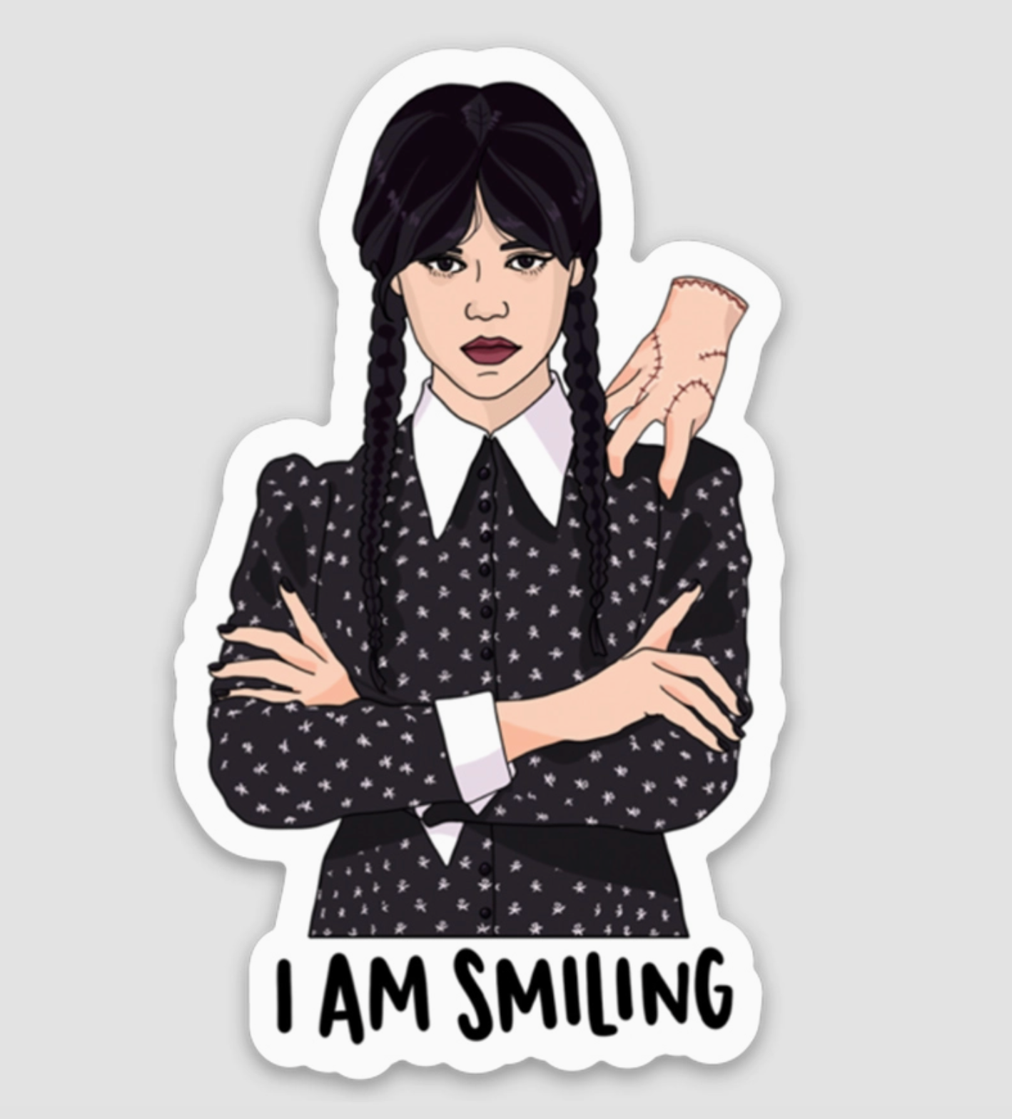 I Am Smiling Sticker