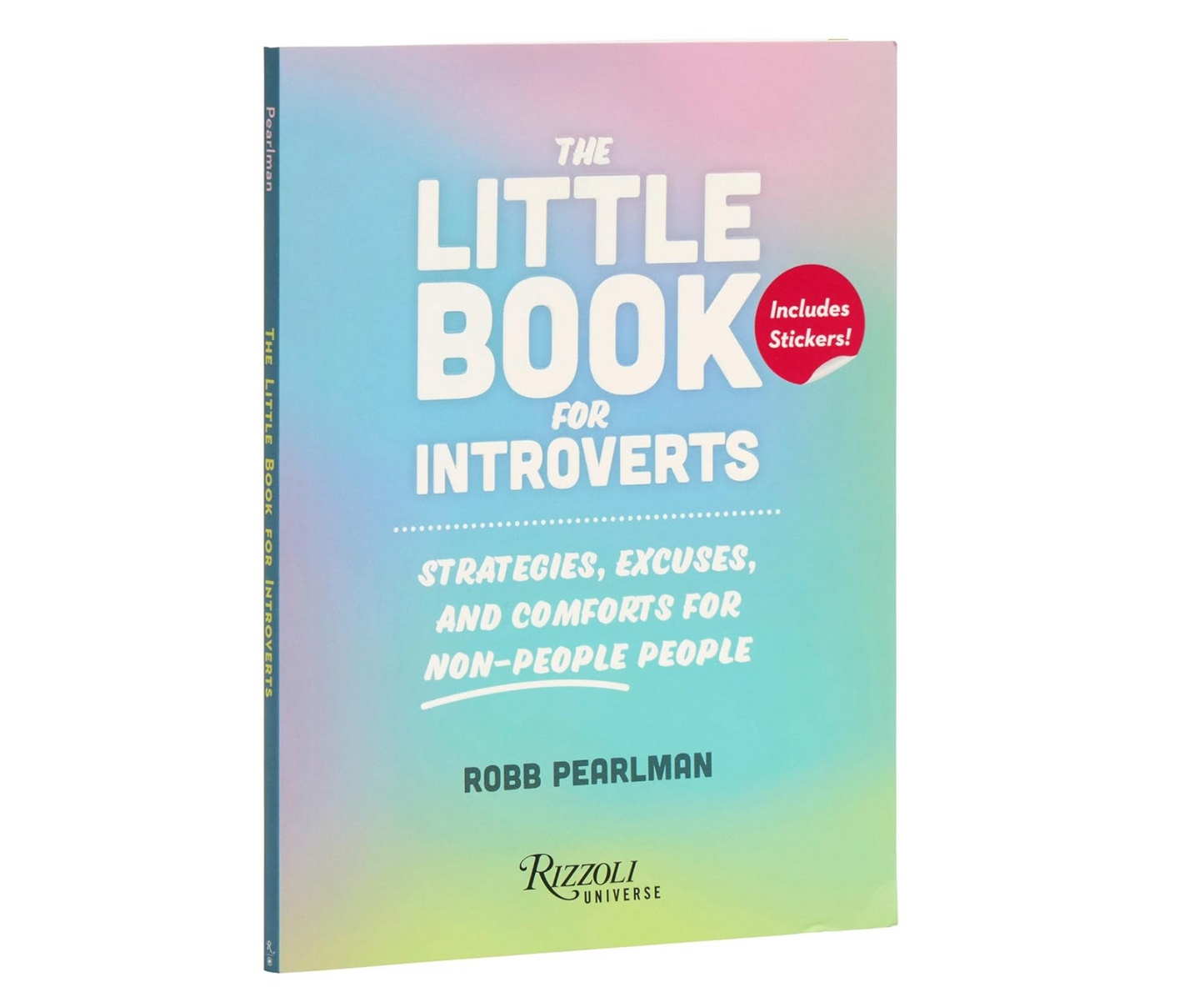 The Little Book for Introverts: Strategies, Excuses, and Comforts for Non-People People Book (+ 50 Included Stickers!)- 48 pages