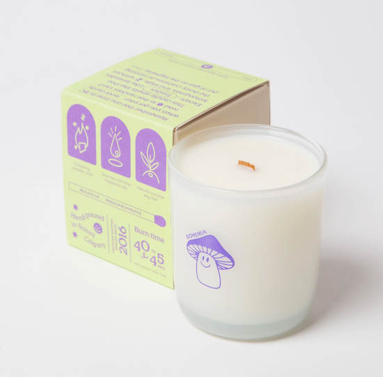 Bohemia - Lemongrass, Lavender & Sage Coconut Soy 8oz Candle