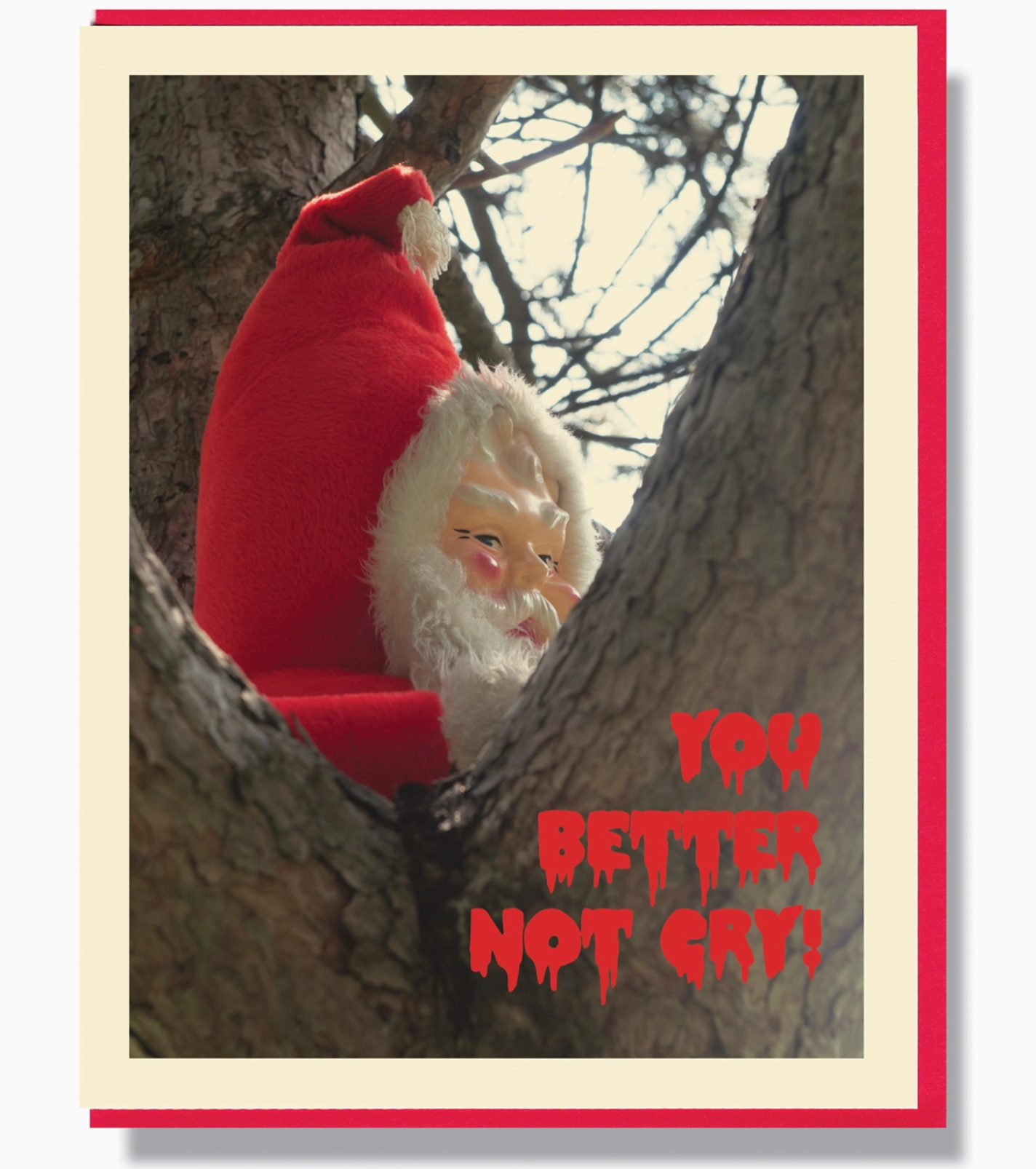 You Better Not Cry Holiday Card