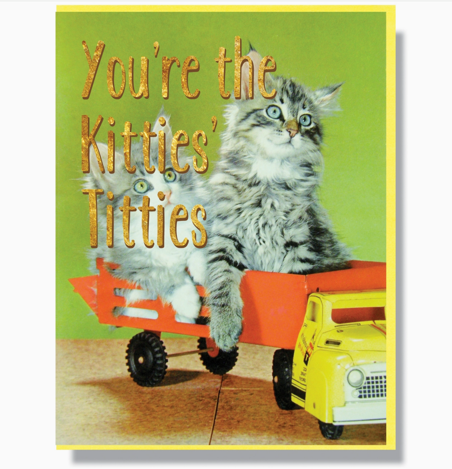 You're The Kitties Titties Card