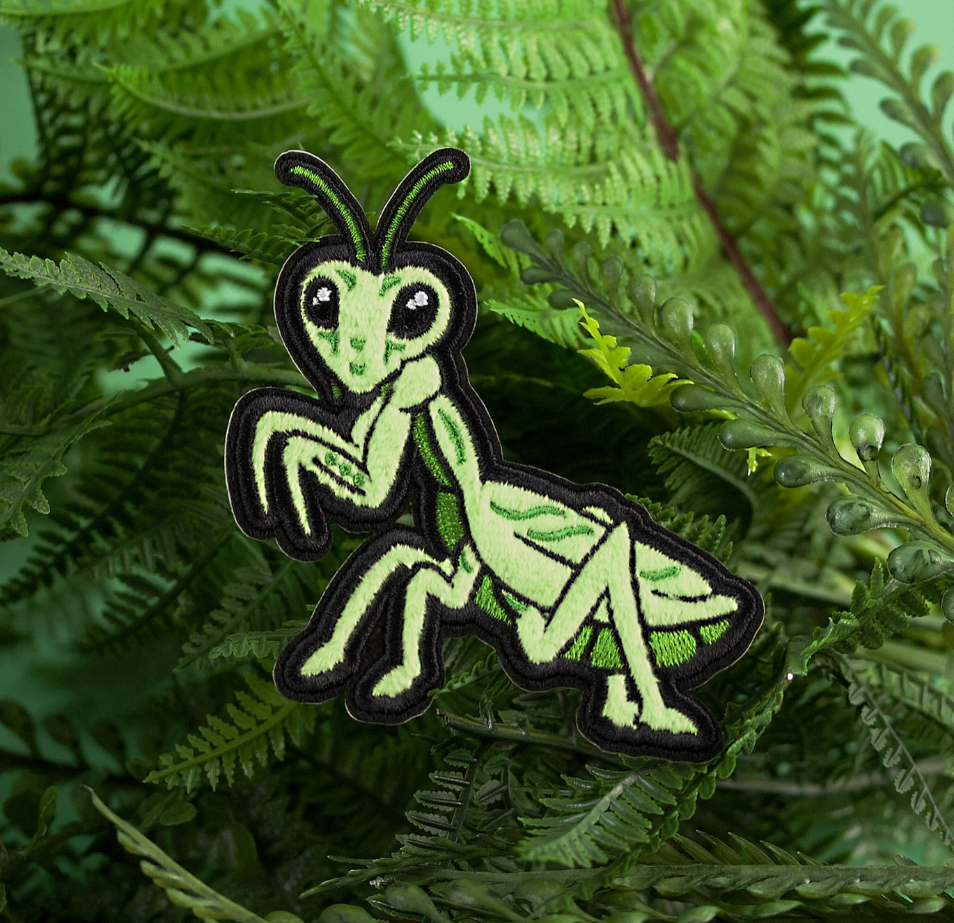 Praying Mantis Fuzzy Patch