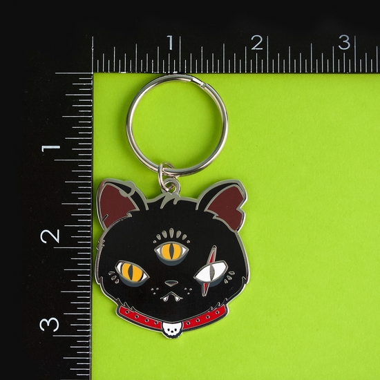 Gritty Kitty Keychain