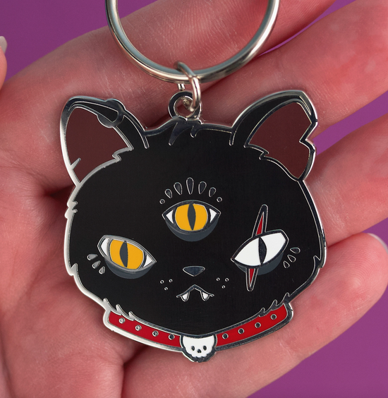 Gritty Kitty Keychain