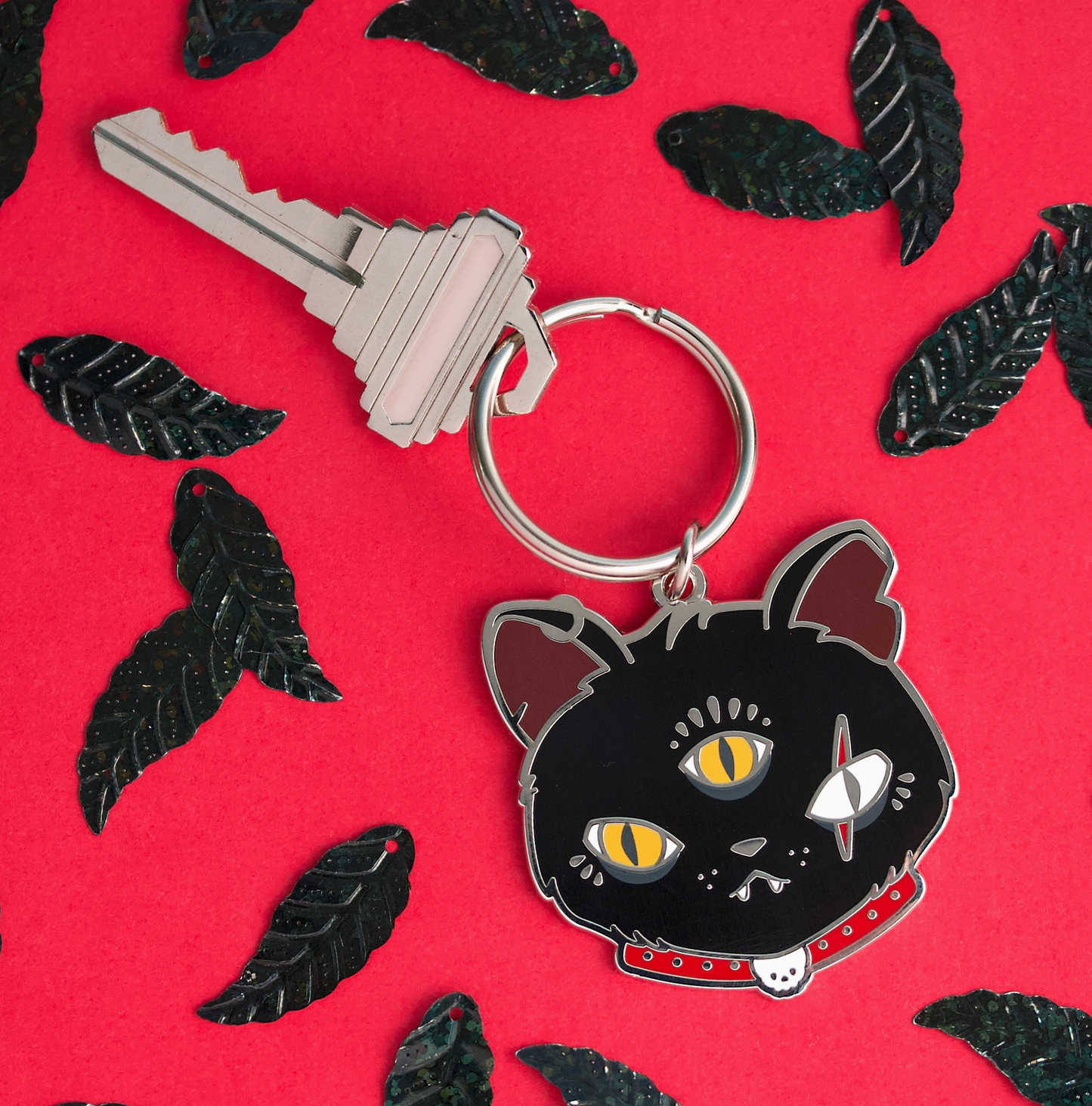 Gritty Kitty Keychain